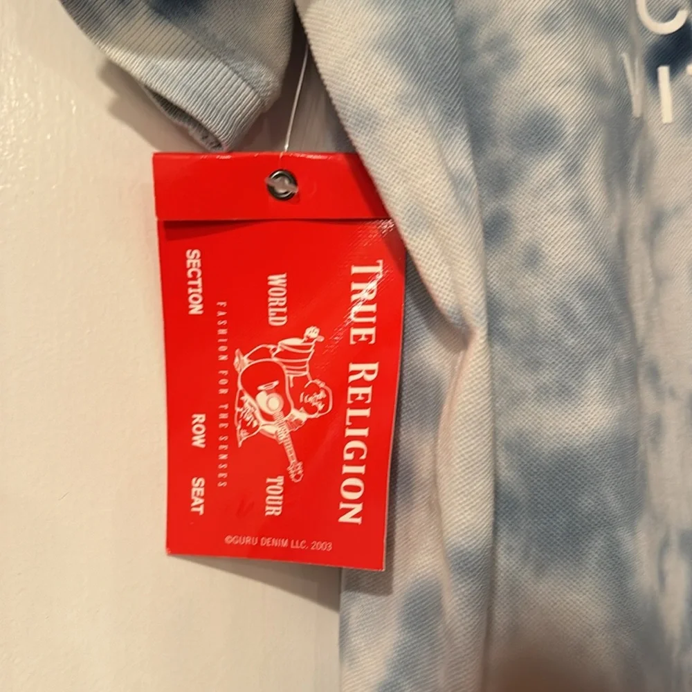 BNWT TRUE RELIGION TIE DYE POLO